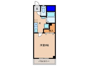 マンションきのこの森の物件間取画像